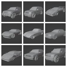 Printed scale cars usato  Nova Milanese