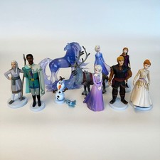 Lote miniatura de 11 peças Disney Frozen 2 bonecos enfeite de bolo, usado comprar usado  Enviando para Brazil