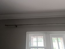 Matt nickel curtain for sale  MANCHESTER