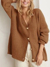 Cardigan donna oversize usato  Spedire a Italy