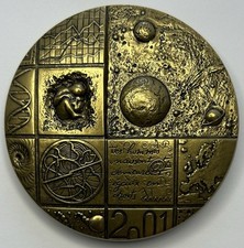 Médaille calendrier 2001 d'occasion  Saint-Maur-des-Fossés