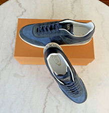 Blue leather suede for sale  Brookline