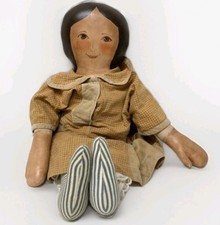 Boneca primitiva vintage feita à mão em pano a óleo pintada arte popular rural RARA!! *OOAK*, usado comprar usado  Enviando para Brazil