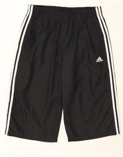 Bermuda esportiva masculina Adidas grande poliéster preta AI02, usado comprar usado  Enviando para Brazil