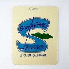 Bolsa de taco de golfe vintage Singing Hills etiqueta El Cajon Ca Miller golfe Tom Addis comprar usado  Enviando para Brazil