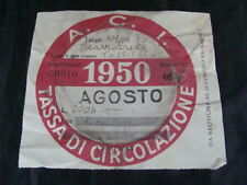 Bollo aci 1950 usato  Santena