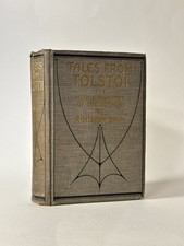 Usado, Tales from Tolstoi & Biography. 1901. Decorative Binding. Tolstoy. Photogravure  comprar usado  Enviando para Brazil
