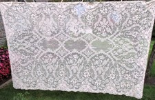 Toalha de mesa vintage floral filé renda banquete picot laços marfim 110 x 70 quaker? comprar usado  Enviando para Brazil
