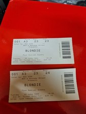 Rare blondie tickets for sale  HORNCHURCH