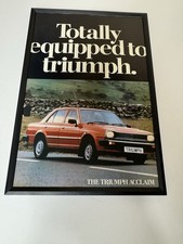 Framed original triumph for sale  WIGAN