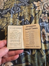 English midget dictionary for sale  PRESTON