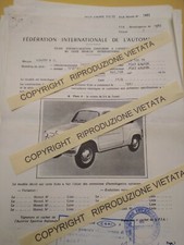 Scheda omologazione abarth usato  San Giovanni Valdarno