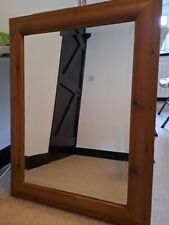 Pine mirror bevelled for sale  SKIPTON