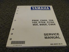 1999-2003 Yamaha MP60TLH P60TLHX motor de popa manual de reparo 2000 2001 2002 comprar usado  Enviando para Brazil