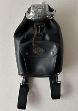 Mochila Harley-Davidson couro genuíno metal traseira #3283 comprar usado  Enviando para Brazil