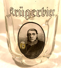 Bierkrug glas krügerbier gebraucht kaufen  Nürnberg