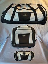 Silver black luggage for sale  Elkhart