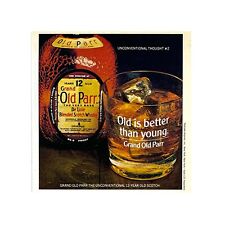 Grand Old Parr Print Ad Vintage 1983 Anos 80 Álcool Uísque Escocês 4,75”x4,75” comprar usado  Enviando para Brazil
