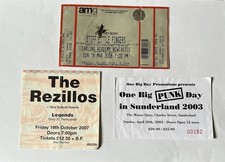Punk ticket stubs for sale  TWICKENHAM