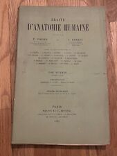 Livre traité anatomie d'occasion  Sens