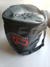 Bolsa térmica Toyota Racing Development TRD pequena redonda vermelha com zíper macia isolada comprar usado  Enviando para Brazil