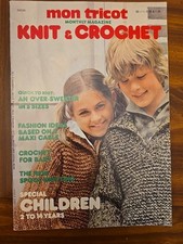 Vintage tricot magazine d'occasion  Expédié en Belgium