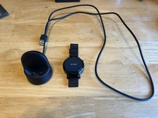 Motorola Moto 360 2. generacji inteligentny zegarek 42mm czarny mediolański pasek magnetyczny przetestowany na sprzedaż  Wysyłka do Poland