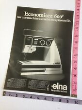machine a coudre elna d'occasion machine a coudre elna d'occasion Expédié en Belgium