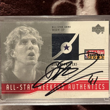 2003-04 Upper Deck-All-Star Weekend Authentics #AS-DN Dirk Nowitzki (MEM) assinado comprar usado  Enviando para Brazil