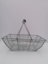 Wire basket. silver for sale  GRANTHAM