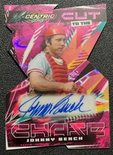 JOHNNY BENCH 2024 LEAF X-CENTRIC DIE-CUT CORTE AUTOMÁTICO PARA PERSEGUIÇÃO LAVA ROSA 2/2; comprar usado  Enviando para Brazil