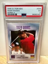 Usado, 1996 SPORTS ILLUSTRATED SI FOR KIDS SER 3 #536 TIGER WOODS ROOKIE RC PSA 3 comprar usado  Enviando para Brazil