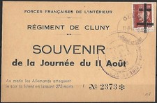 Liberation .rr..cluny cp. d'occasion  Noisiel