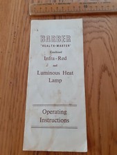 Vintage barber health for sale  CANTERBURY