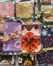 Vintage fabric material for sale  LONDON