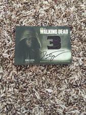 The Walking Dead 3ª temporada Danai Gurira As Michonne autógrafo guarda-roupa AM8 raro comprar usado  Enviando para Brazil