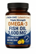 Óleo de peixe ômega-3 3600mg – 120 cápsulas gelatinosas – EPA e DHA – Suplemento de alta resistência  comprar usado  Enviando para Brazil
