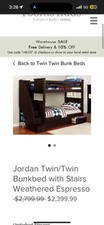 Twin bunk bed for sale  Palatine