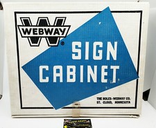 Vintage webway sign for sale  Milwaukee