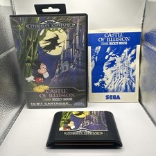 Castle of Illusion Starring Mickey Mouse • Sega Mega Drive + Manual (1990) PAL comprar usado  Enviando para Brazil