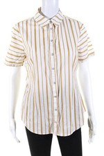Camisa Tita Listrada Feminina The Jetset Diaries Branca Amarela Tamanho Pequeno 11185972 comprar usado  Enviando para Brazil
