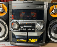 Philips Hi-Fi System FW-C399/37 CD cassete alto-falantes de som digital *Totalmente testado comprar usado  Enviando para Brazil