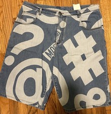Shorts jeans masculino Moschino tamanho 38 estampa legal EUA  comprar usado  Enviando para Brazil