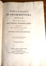 Teoria pratica architettura usato  Bari
