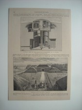 Gravure 1889. materiel d'occasion  Laxou