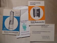 Bedienungsanleitung kohle bade gebraucht kaufen  Eichwalde