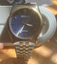 Relógio de data Citizen Eco-Drive Corso dois tons azul GN-4-S E111-S099633 40mm masculino, usado comprar usado  Enviando para Brazil
