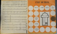 Partitions musicales chansons d'occasion  Breteuil
