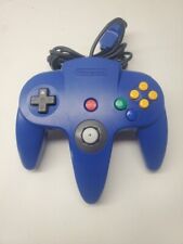 Controle oficial Nintendo 64 azul fabricante de equipamento original N64 bastão apertado comprar usado  Enviando para Brazil
