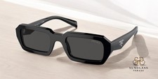 Óculos de Sol Feminino PRADA PR A12S 16K08Z Preto Cinza Escuro 52 mm comprar usado  Enviando para Brazil